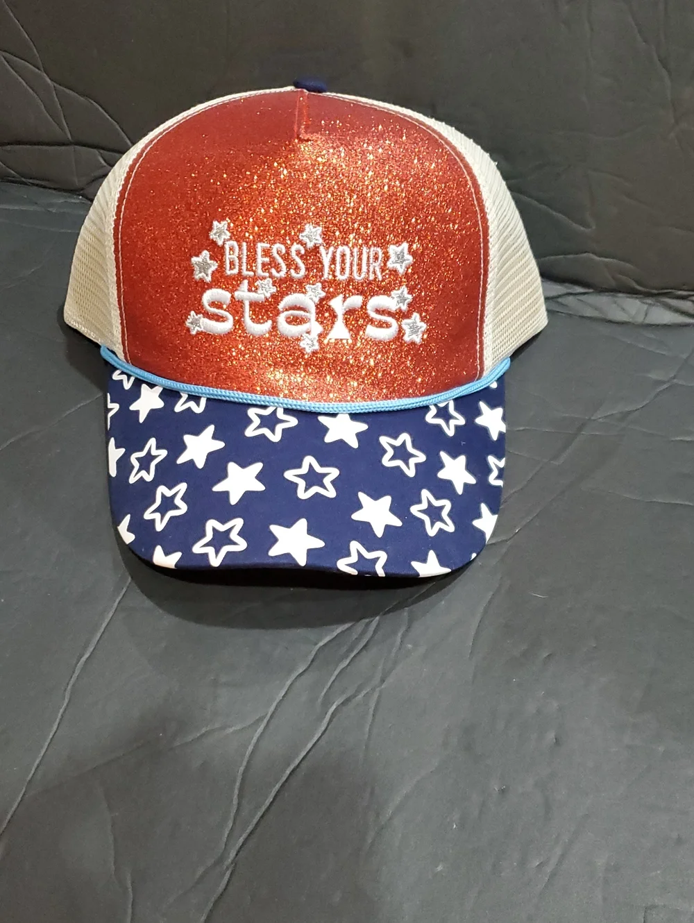 Patriotic red shimmery 